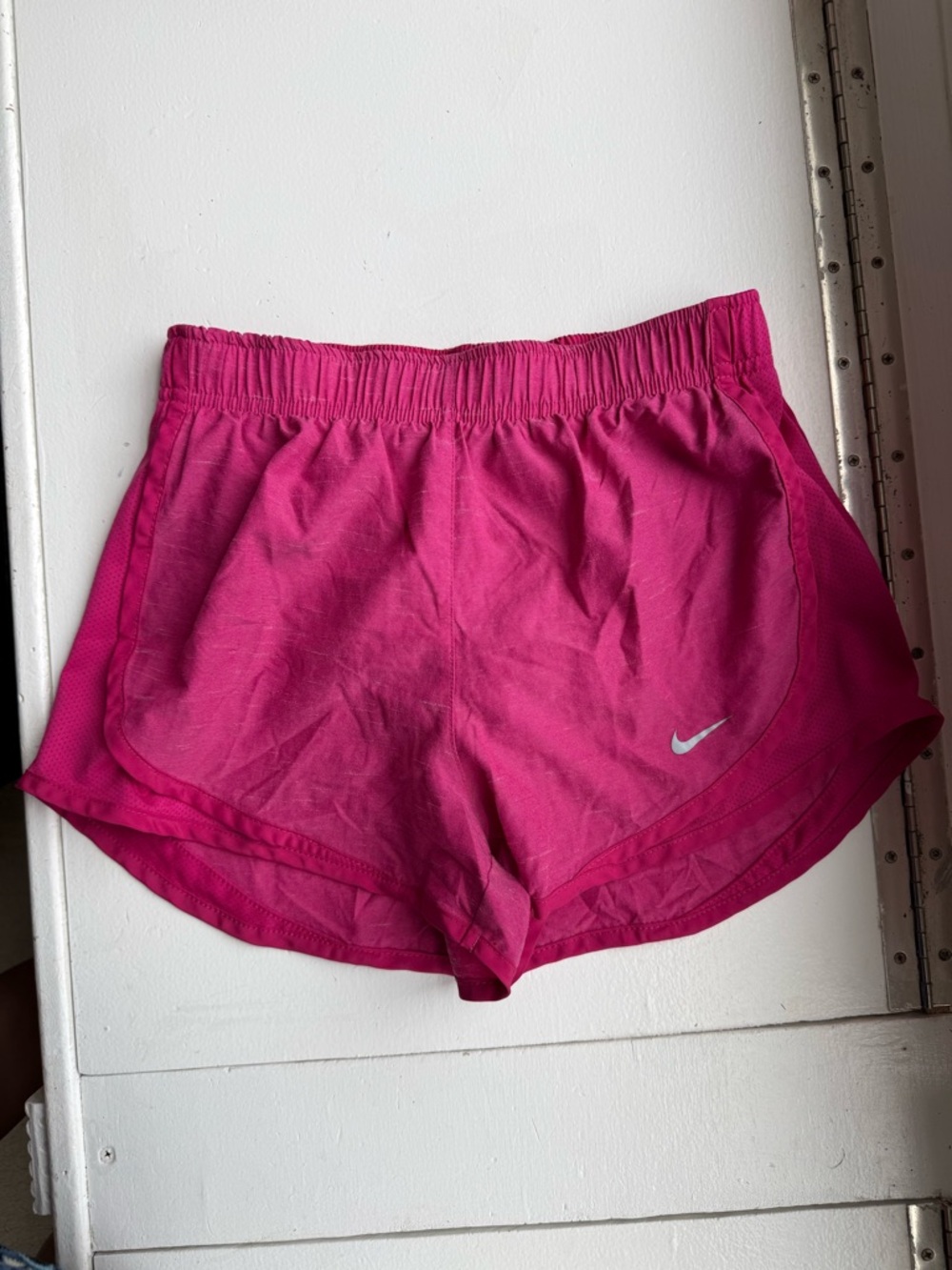 Nike Dri-Fit Tempo Women's Hot Pink Heathered Athletic Running Shorts